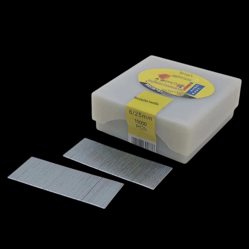 25mm Heavy Duty Micro Pin 23 gauge 25mm galvanized steel headless pin 10000 pieces.
