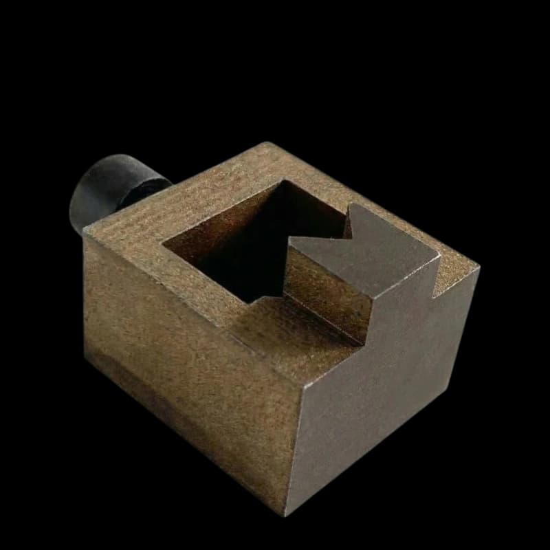 Tabletop Nailing Die Number 10 – 26x24x16mm steel die block