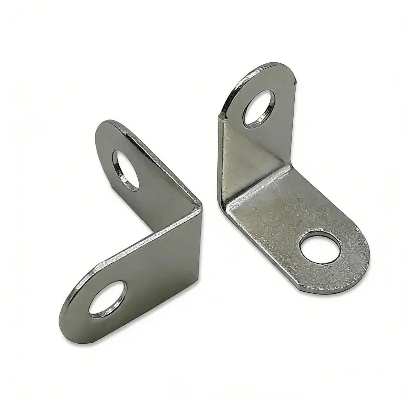 Close up of 10x15 Asymmetric Silver Corner Guard.
