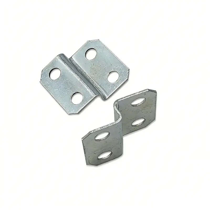 Close up of Large 4-Hole Z-Bracket showing four 4.5mm holes for secure mounting.