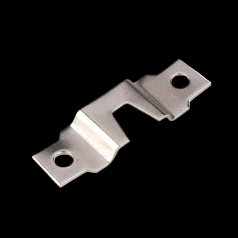 Silver Horizontal Concealed Picture Hanger 48 mm long 15 mm wide 0.7 mm steel Z-profile bow 5 mm 15 kg rated