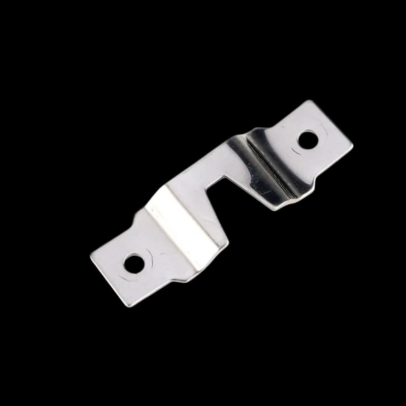 Stainless Steel Horizontal Concealed Picture Hanger 48 mm long 12 mm wide 1 mm thick bow 6 mm slot 8×4.5 mm 7 kg