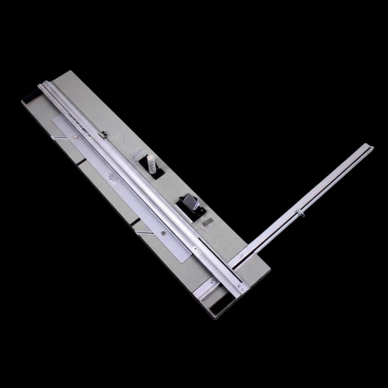 1.53m Pro Mount Cutter G15 cutting 1-2mm mat board with 45 and 90 degree blades.