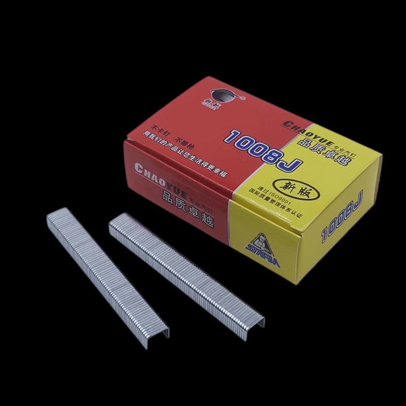 1008j j-staple wood panel staple 10mm crown 8mm leg chaoyue 2650pcs box
