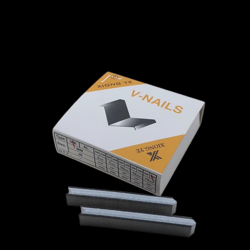 15mm MDF V-nail underpinner nail Xiong Ye UNI type 4000pcs 1818g box