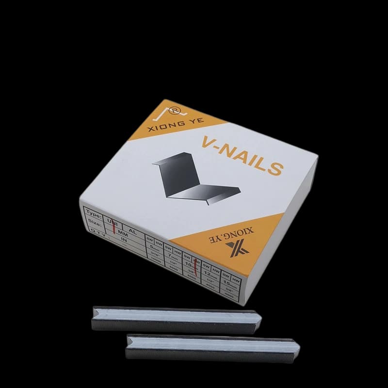 10mm MDF V-nail underpinner Xiong Ye UNI type 6000pcs 1789g box