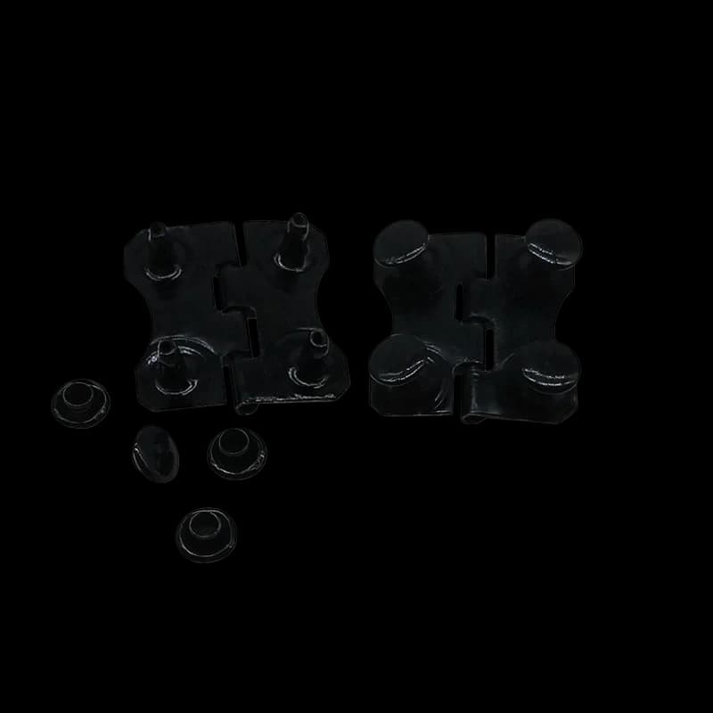 2525 Black Cap Hinge 25x25mm decorative snap cap jewelry box hardware