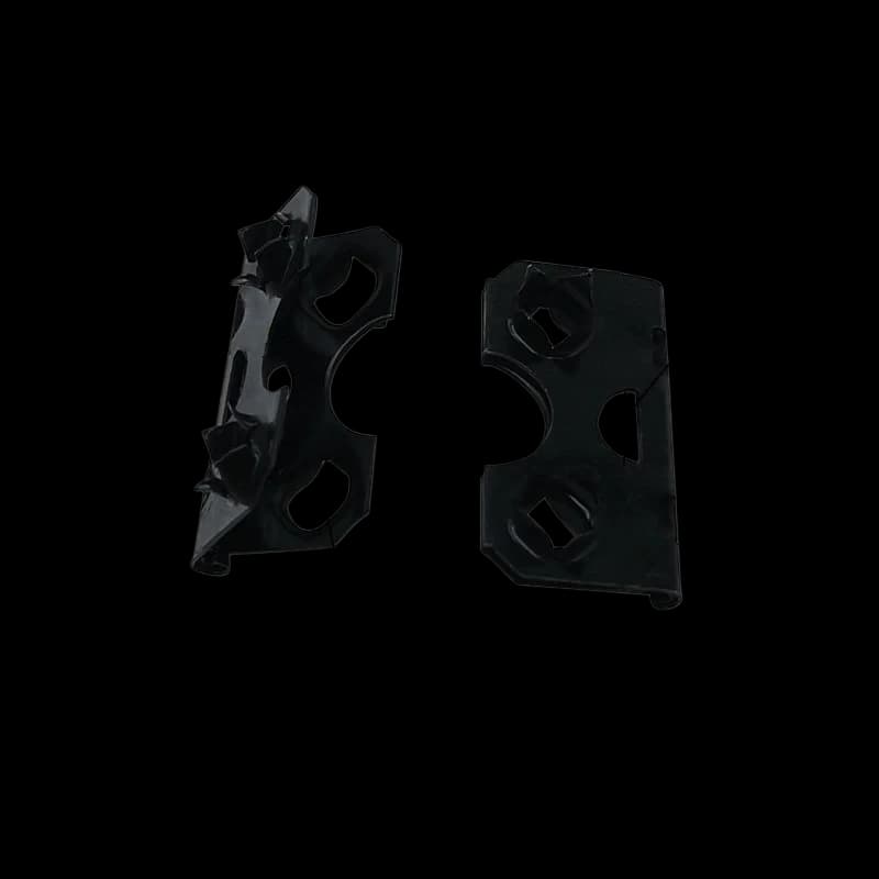 6229 Black Spiked Frame Hinge 14x27mm barbed snap-fit picture frame assembly hardware
