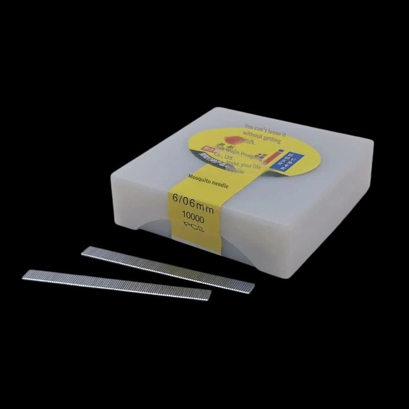 6mm Micro Headless Pin 23 gauge 6mm galvanized steel headless pin 10000 pieces.