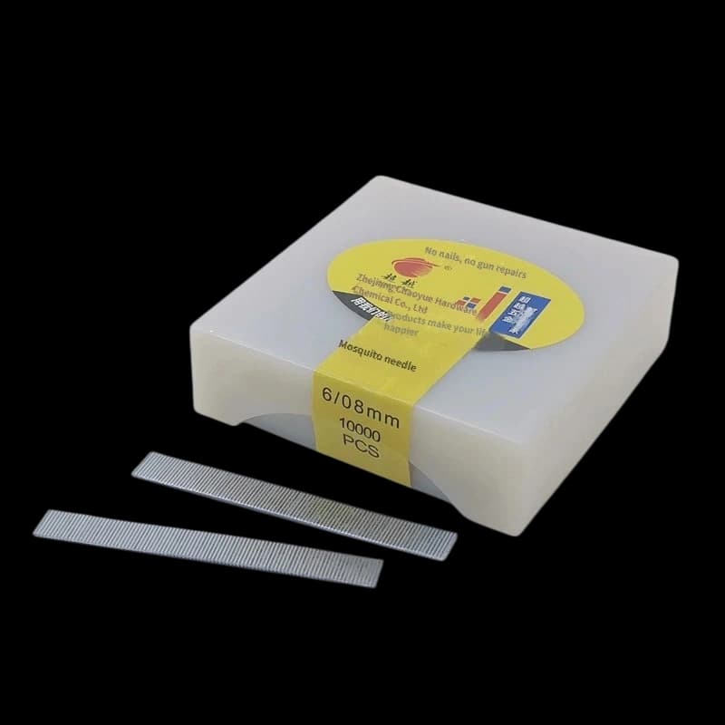 8mm Carpentry Mosquito Pin 23 gauge 8mm galvanized steel headless pin 10000 pieces.