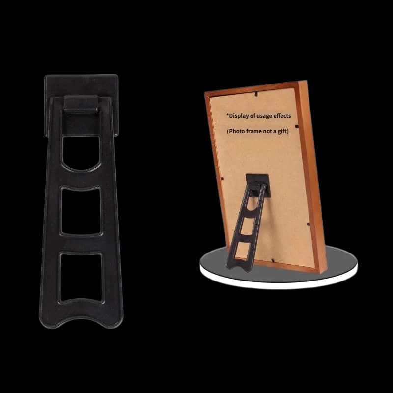 Black Large Trapezoidal Easel Back for Picture Frames R06 – 148 mm ABS for 18–25 cm frames
