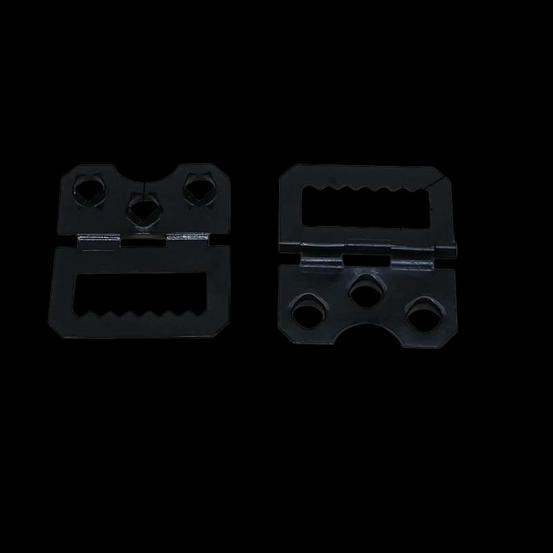 E1429B Black Mini Snap Hinge 31x37mm serrated grip picture frame hardware
