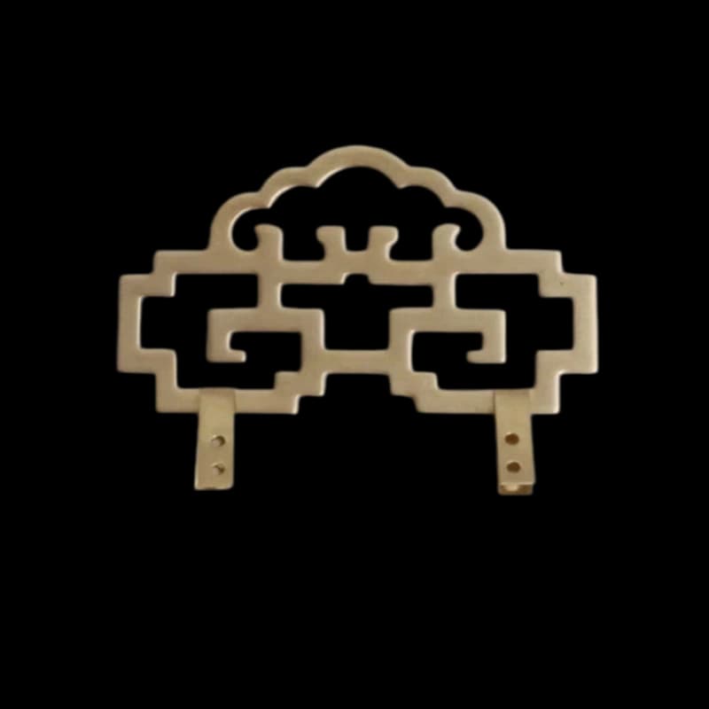 Extra Large Brass Cloud Picture Hook Heavy Duty X09 – 11cm wide