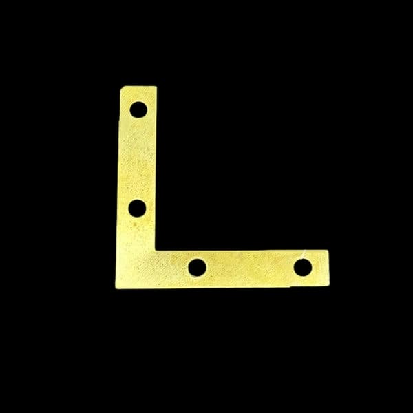 Gold Four-Hole Large L-Bracket Corner Brace 50mm L41 – 0.7mm