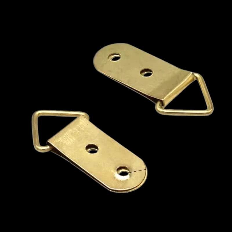 Gold Large Pair D-Ring Hanger Triangle 10kg K20 – 41mm