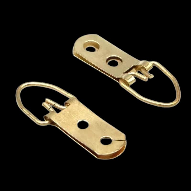 Gold Large Two-Hole D-Ring Hanger 15kg K09 – 48mm
