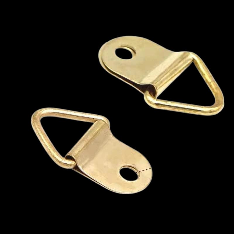 Gold Medium Triangle D-Ring Picture Hanger K17 – 22mm