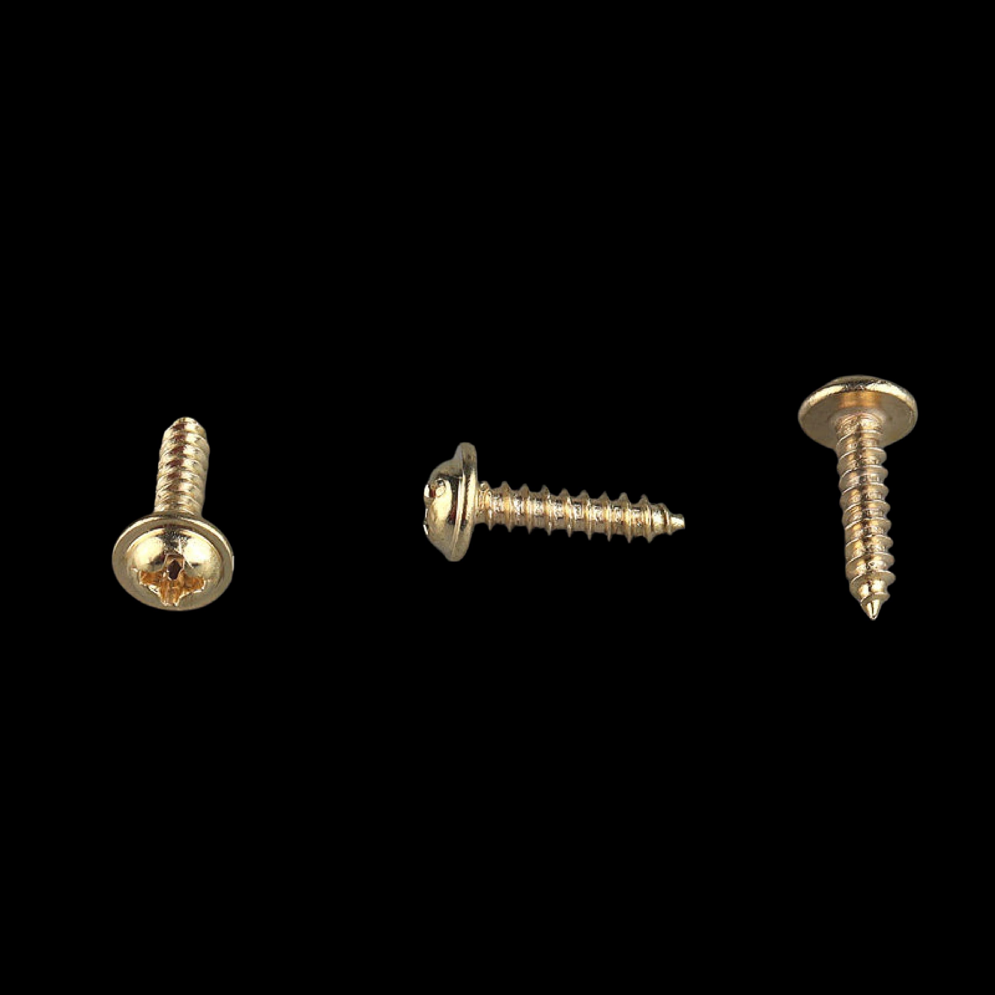 Gold Washer Head Self-Tapping Screw 3x14mm long shank for double-layer frame assembly