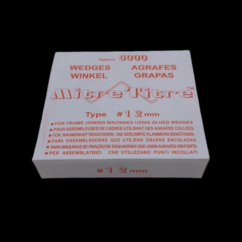 Mitre-Titre 8mm medium frame wedge – 6000 pcs for medium mouldings