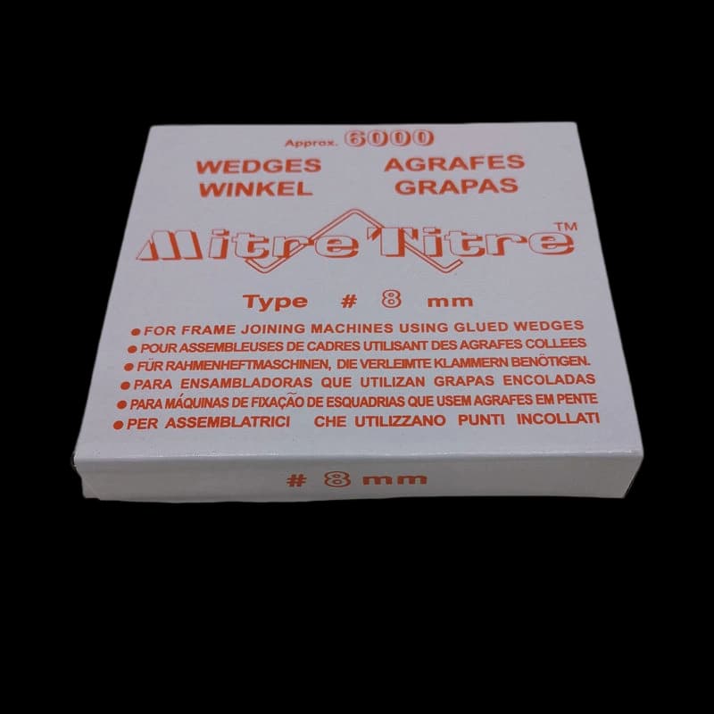 Mitre-Titre 5mm frame wedge – for thin moulding frame joining machines