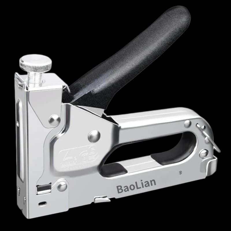 Professional 3-Way Staple Gun G03 high-grade hand section with shockproof pad.
