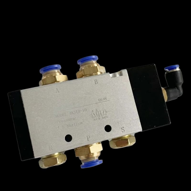 pneumatic valve 5-way corner nailer tabletop 8-cylinder HBQD 4A310-10 3-fen 8cm straight 1-fen 4cm elbow 2-fen silencer
