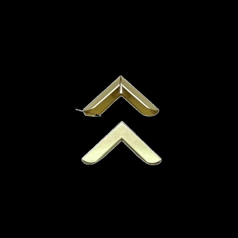 Rose Gold Book Corner Guard 32mm – 32x8mm Rose Gold metal corner guard