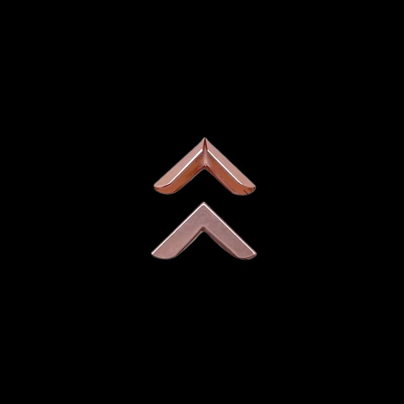 Rose Gold Mini Corner Guard 19mm Diary – 19x5mm Rose Gold metal corner guard