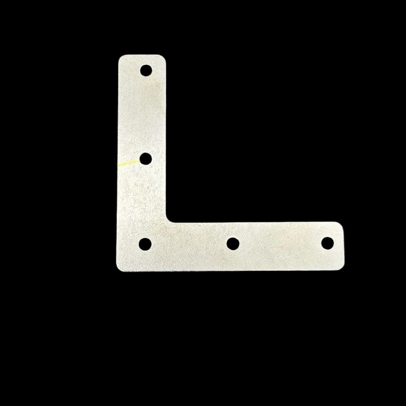Silver Five-Hole Thick L-Bracket Corner Brace 72mm L35 – 1.2mm plate