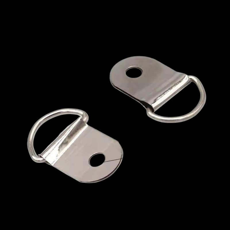 Silver Large Semicircle D-Ring Picture Hanger K05 – 32mm