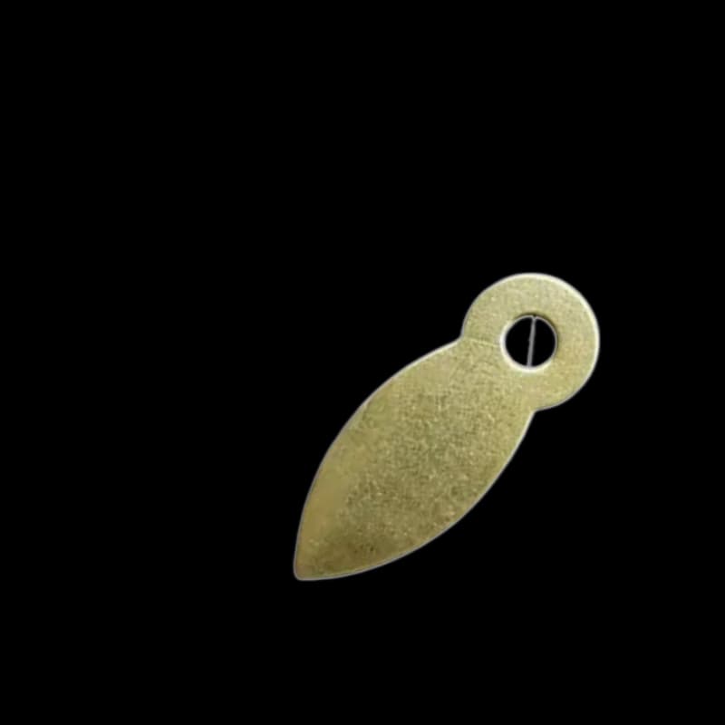 Medium Metal Turn Button Clip Gold 20mm 3mm hole steel U07