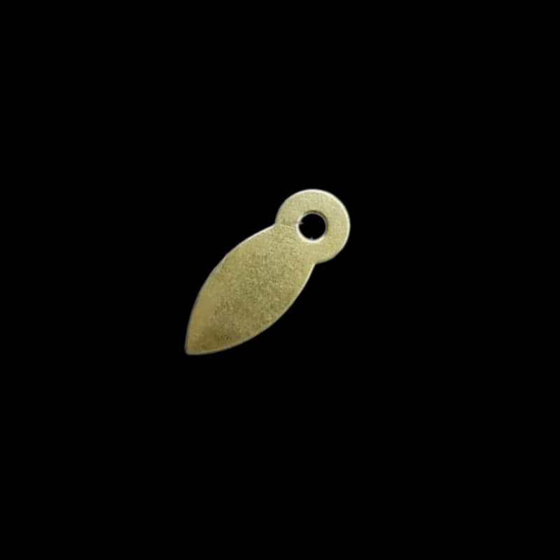 Large Metal Turn Button Clip Gold 25mm 3mm hole steel U08