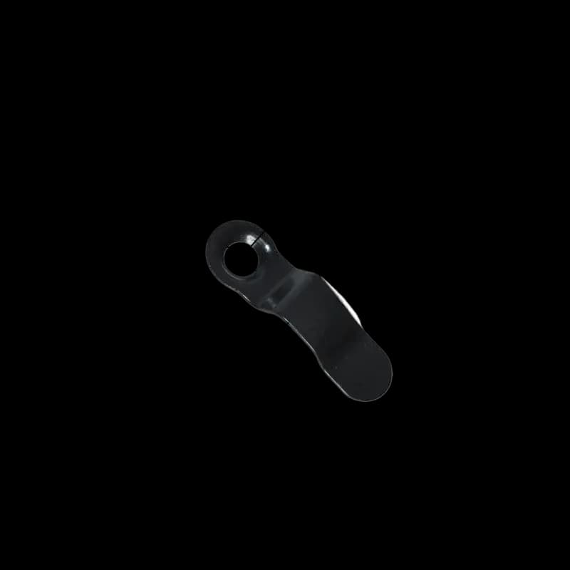 Large Black Arch Turn Button Clip 24.8mm 3mm arch 0.3mm steel U13