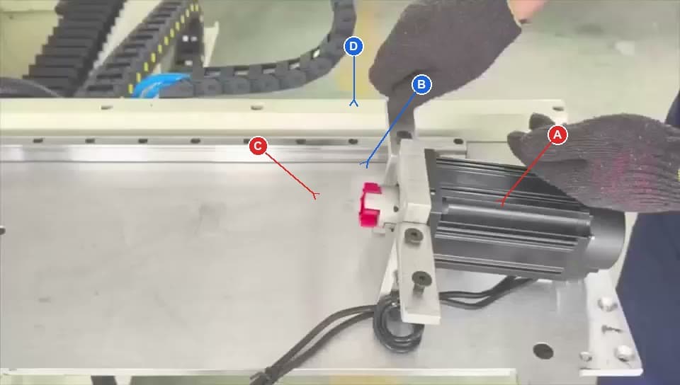 NC500 feed motor